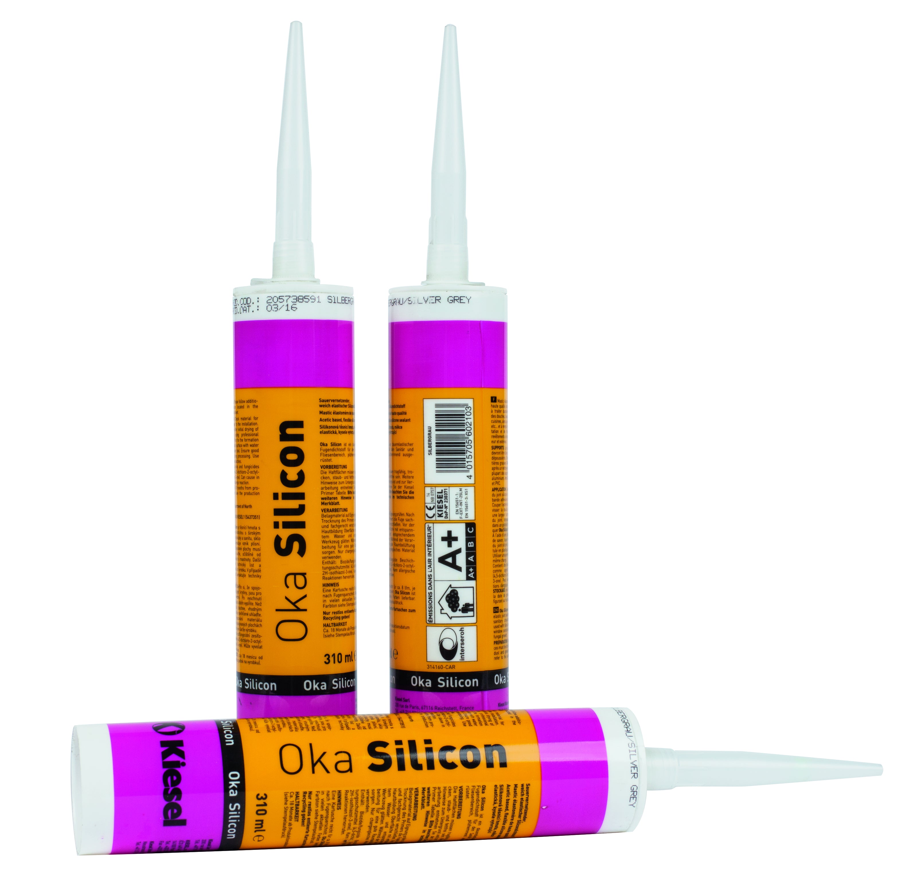 Oka Silikon anthrazit á 310ml